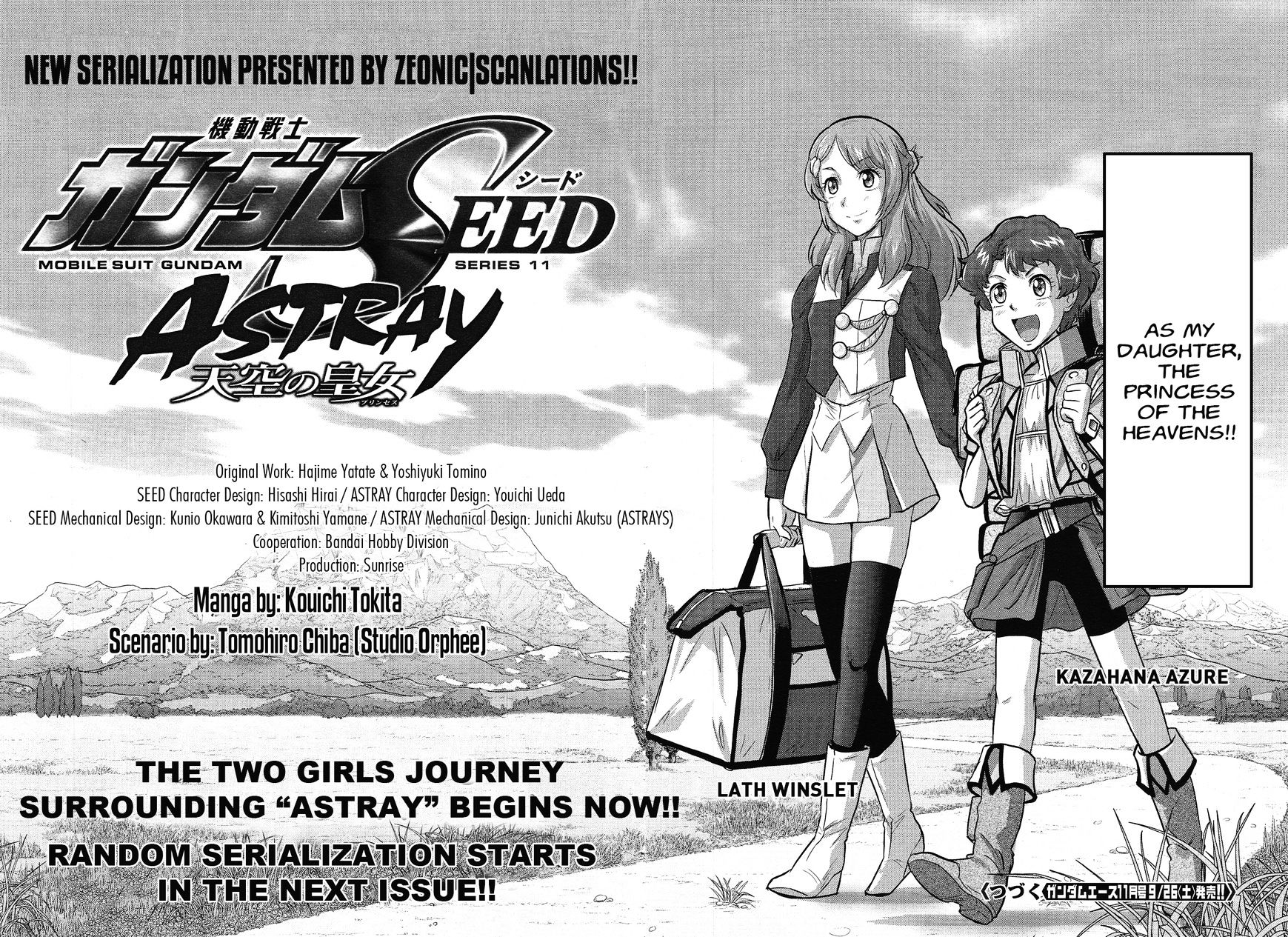 Gundam Seed Astray - Tenkuu No Seijo - Chapter 0 : Prologue