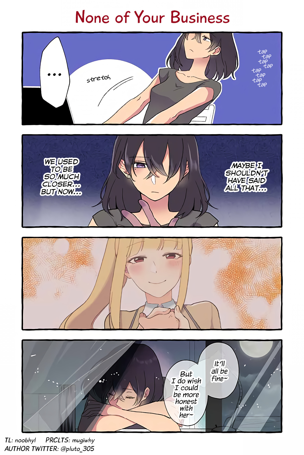 As A Result Of A Classmate's Obsession With Yuri, I Was Exposed As An Author - Vol.1 Chapter 65: None Of Your Business