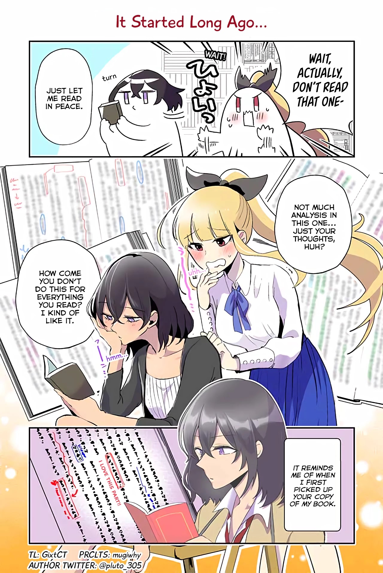 As A Result Of A Classmate's Obsession With Yuri, I Was Exposed As An Author - Chapter 23: It Started Long Ago...