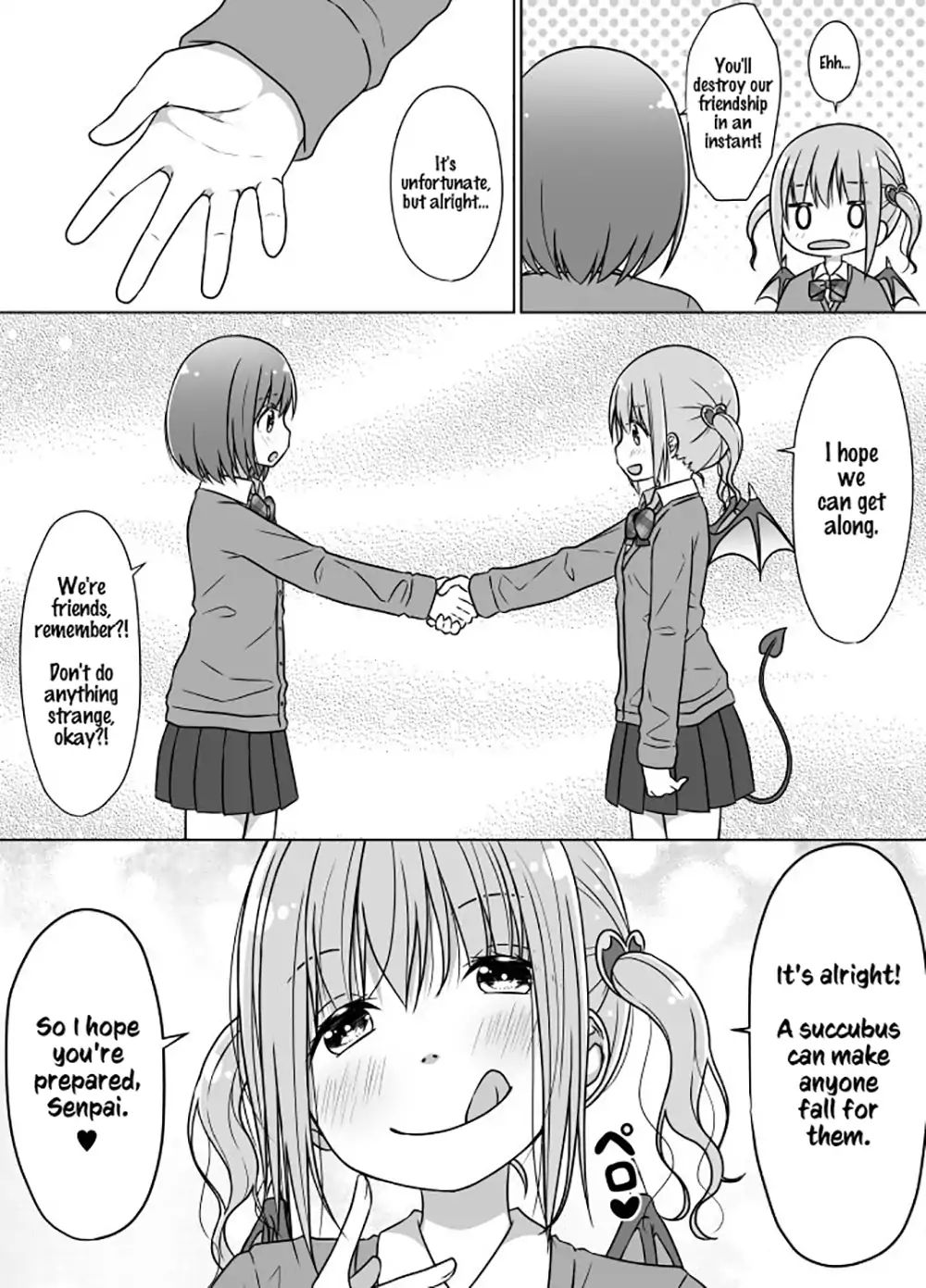 Senpai Doesn't Want To Fall For Her Kouhai - Chapter 1