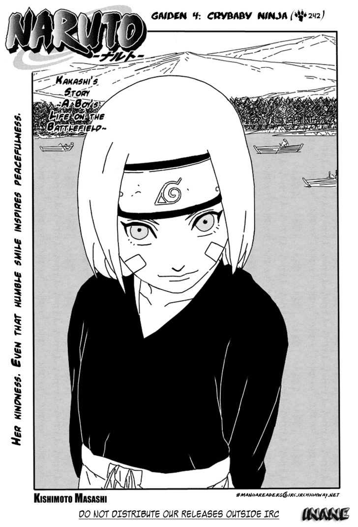 Naruto - Vol.27 Chapter 242 : Gaiden4: Crybaby Ninja