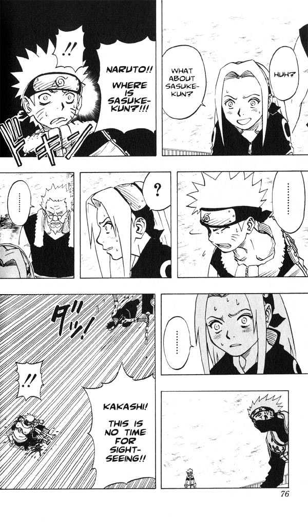 Naruto - Vol.4 Chapter 31 : Their Own Battles...!!