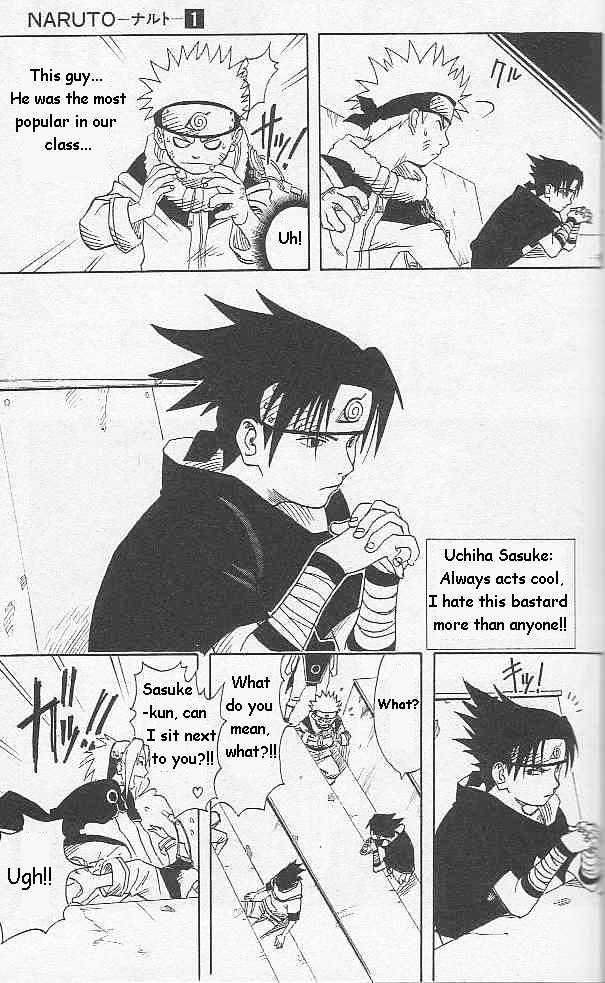 Naruto - Vol.1 Chapter 3 : Uchiha Sasuke