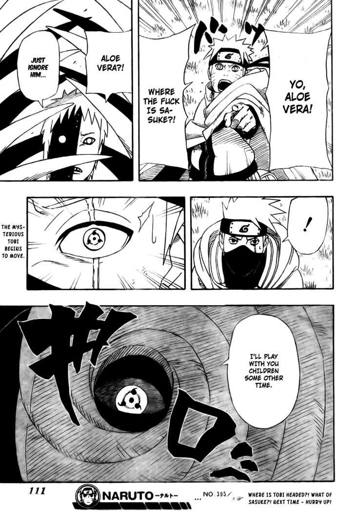 Naruto - Vol.43 Chapter 395 : The Mystery That Is Tobi