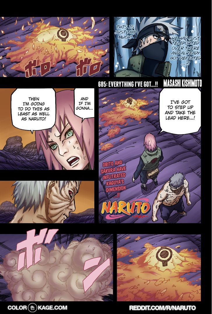 Naruto - Vol.71 Chapter 685.1 : Everything I've Got...!!