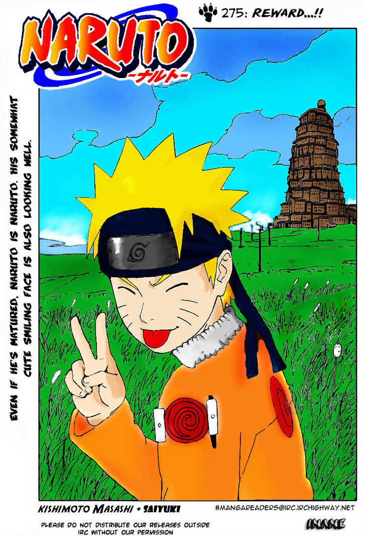 Naruto - Vol.31 Chapter 275 : Reward...!!