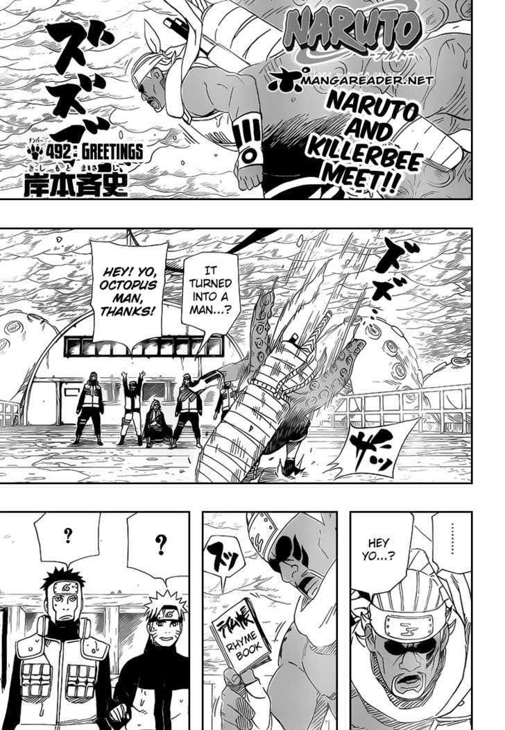 Naruto - Vol.52 Chapter 492 : Greetings