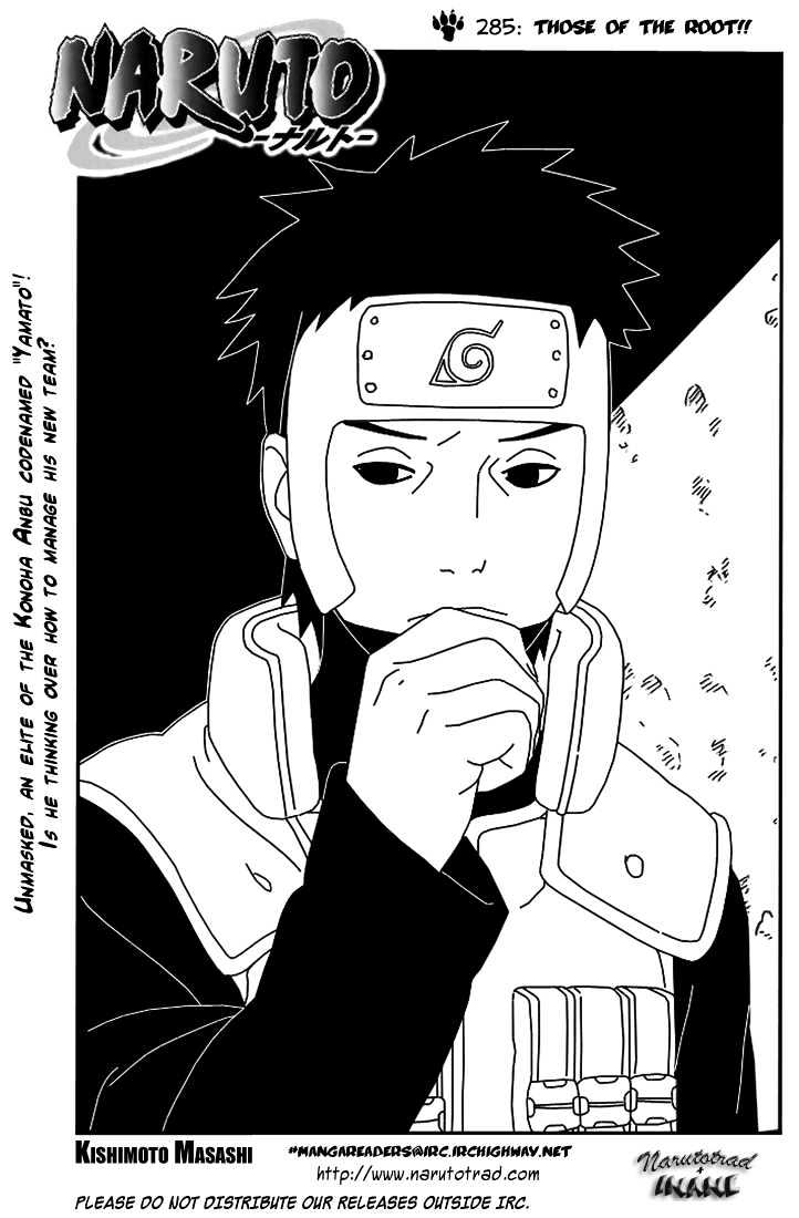 Naruto - Vol.32 Chapter 285 : Those Of The Root!!