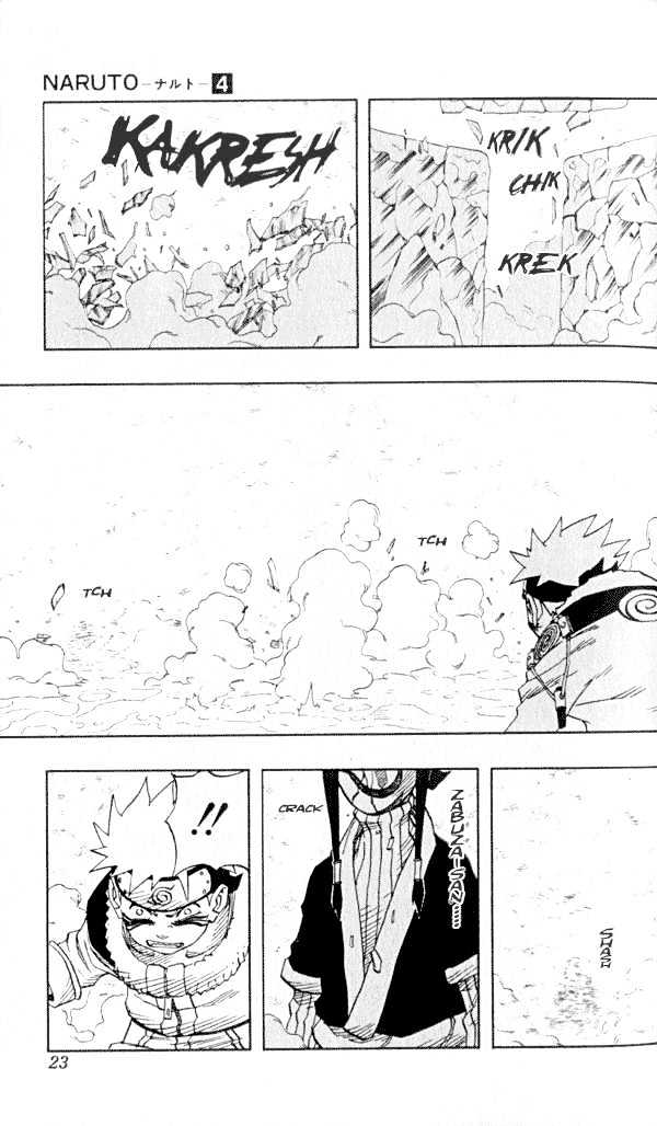 Naruto - Vol.4 Chapter 28 : Nine Tails!!