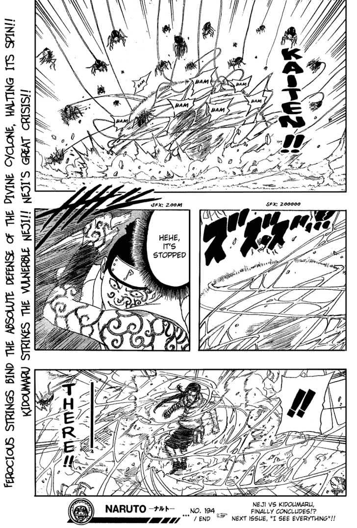 Naruto - Vol.22 Chapter 194 : Probing Each Other