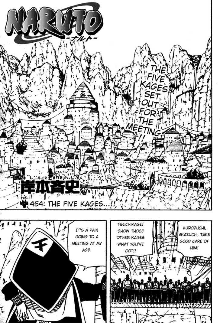 Naruto - Vol.49 Chapter 454 : The Five Kages