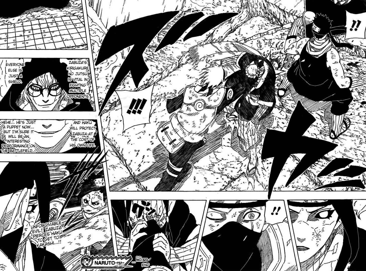 Naruto - Vol.55 Chapter 523 : The Legendary Seven Ninja Swordsmen!!