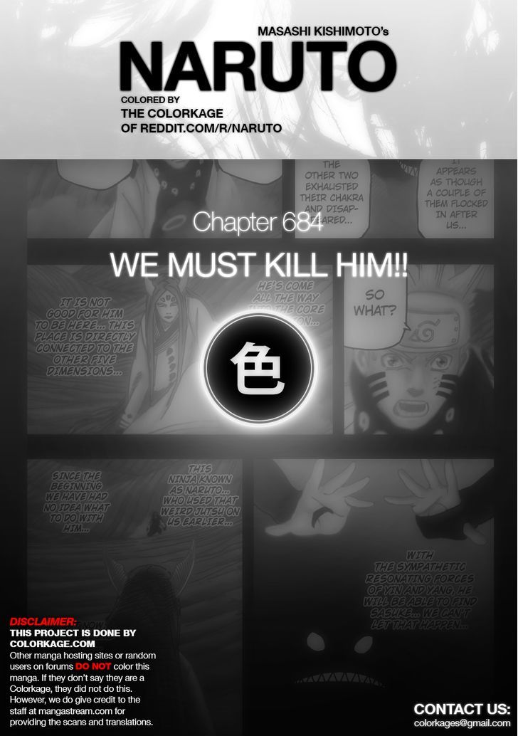 Naruto - Vol.71 Chapter 684.1 : We Must Kill Him!!