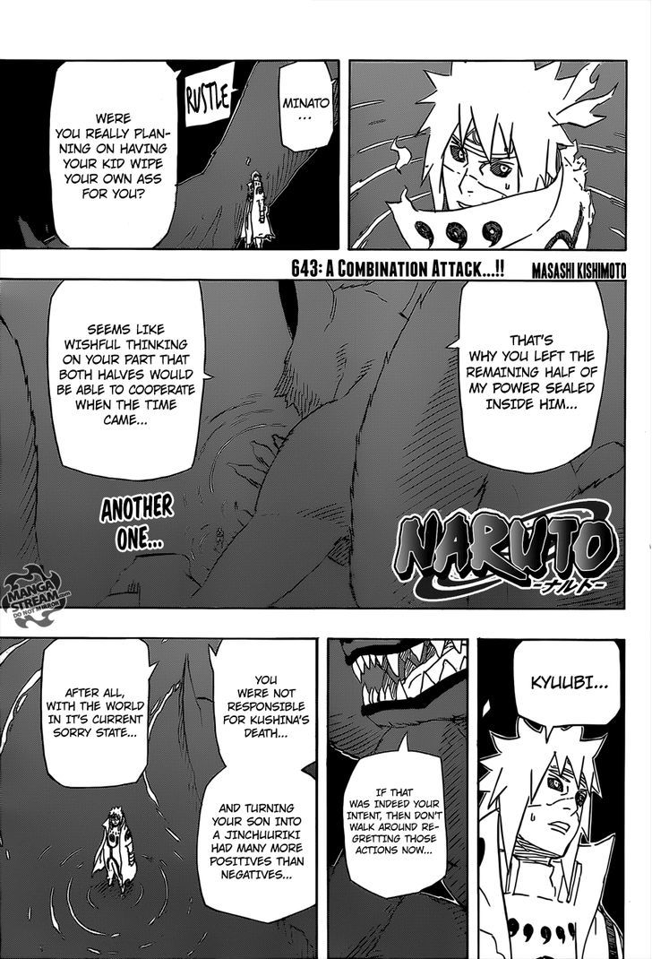 Naruto - Vol.67 Chapter 643 : A Combination Attack…!!