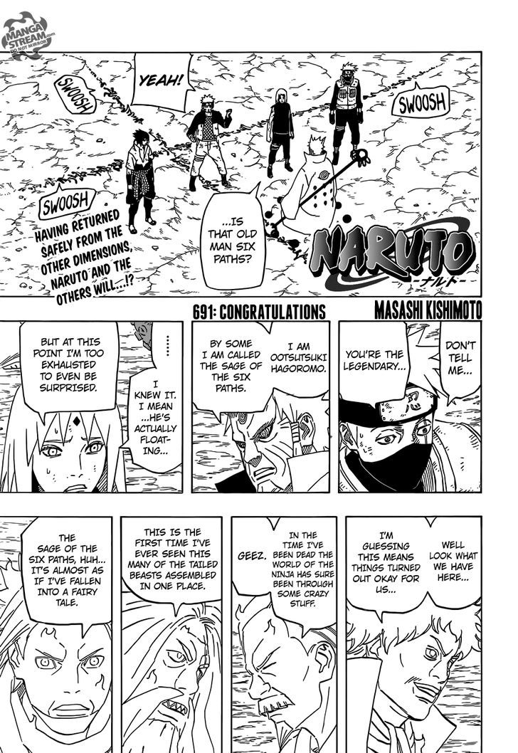 Naruto - Vol.72 Chapter 691 : Congratulations