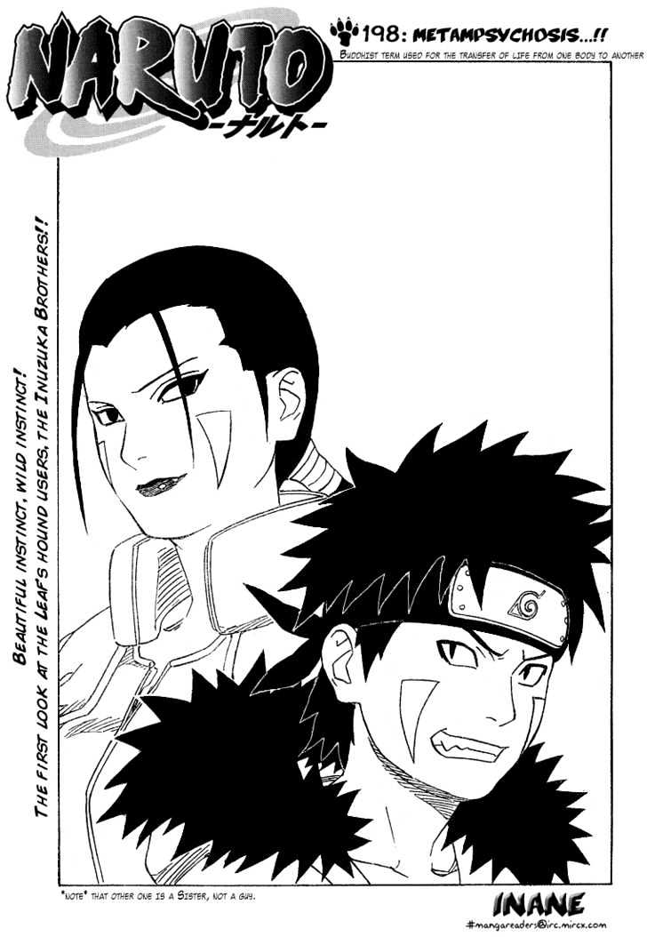 Naruto - Vol.22 Chapter 198 : Metampsychosis...!!