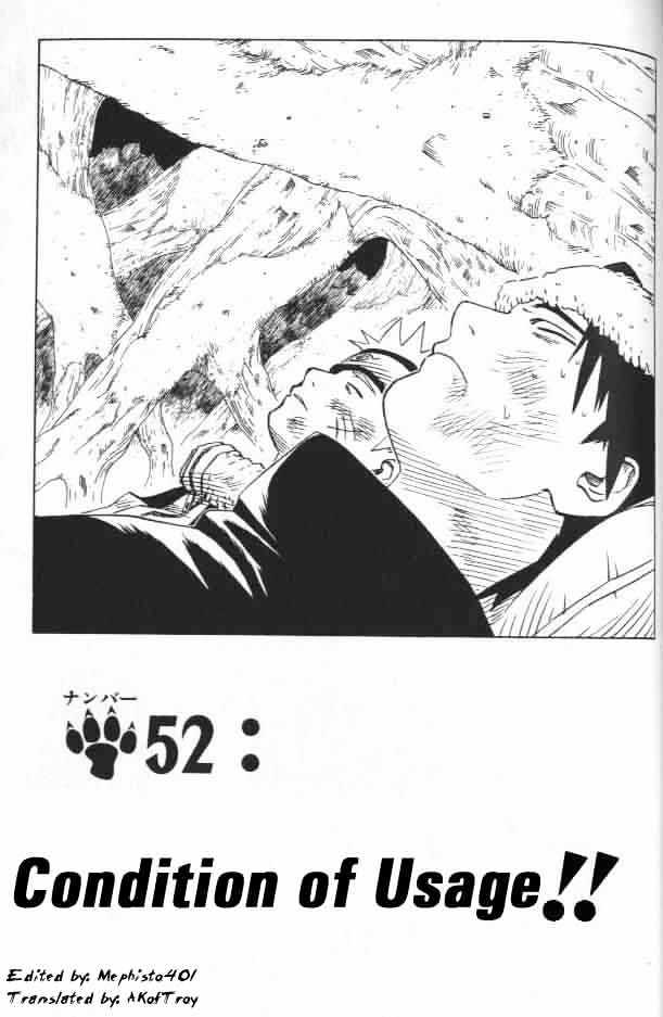 Naruto - Vol.6 Chapter 52 : Condition Of Usage!!