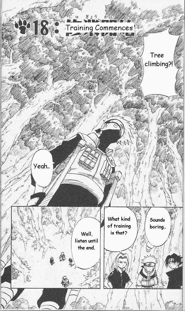 Naruto - Vol.3 Chapter 18 : Training Commence