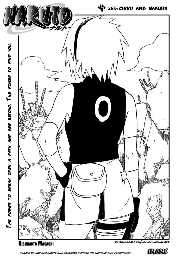 Naruto - Vol.30 Chapter 265 : Chiyo And Sakura