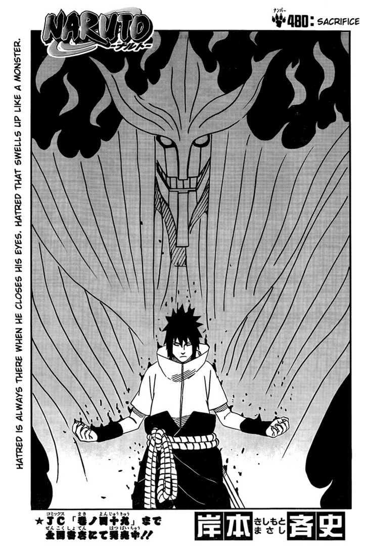 Naruto - Vol.51 Chapter 480 : Sacrifice