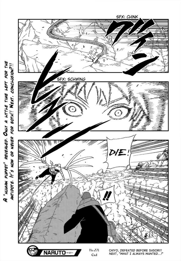 Naruto - Vol.30 Chapter 271 : Unknown Power...!!