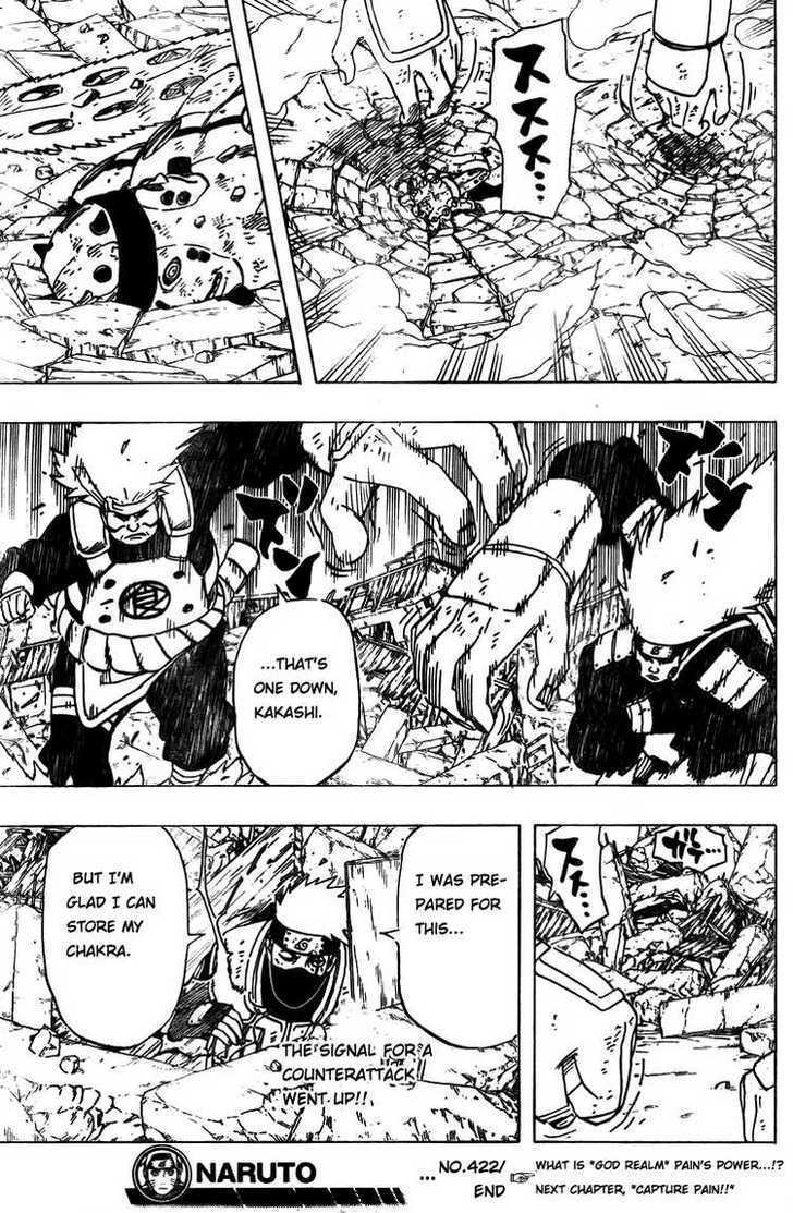 Naruto - Vol.45 Chapter 422 : Kakashi Vs. Pain