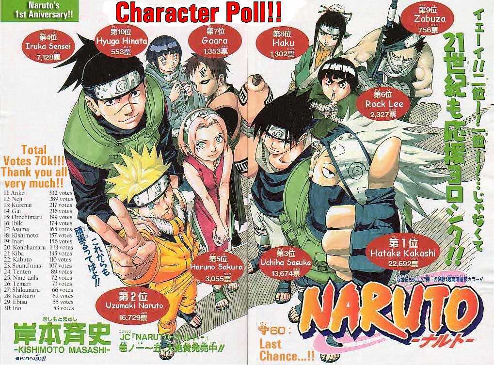 Naruto - Vol.7 Chapter 60 : Last Chance...!!