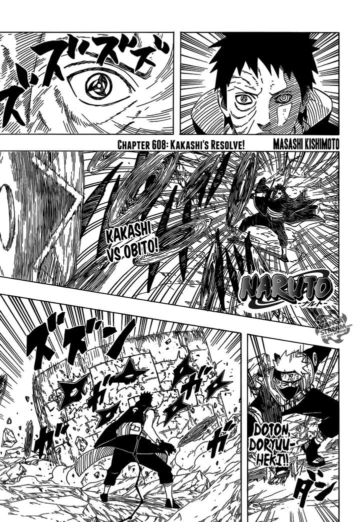 Naruto - Vol.64 Chapter 608 : Kakashi's Resolve!