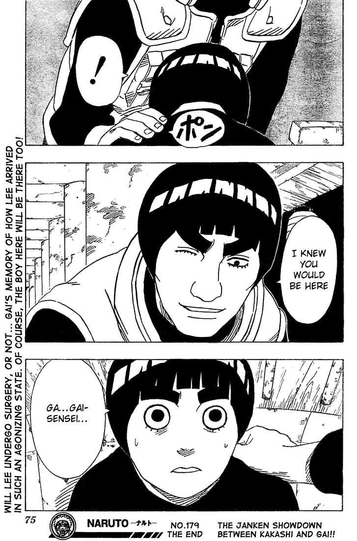 Naruto - Vol.20 Chapter 179 : Don't Forget...!!