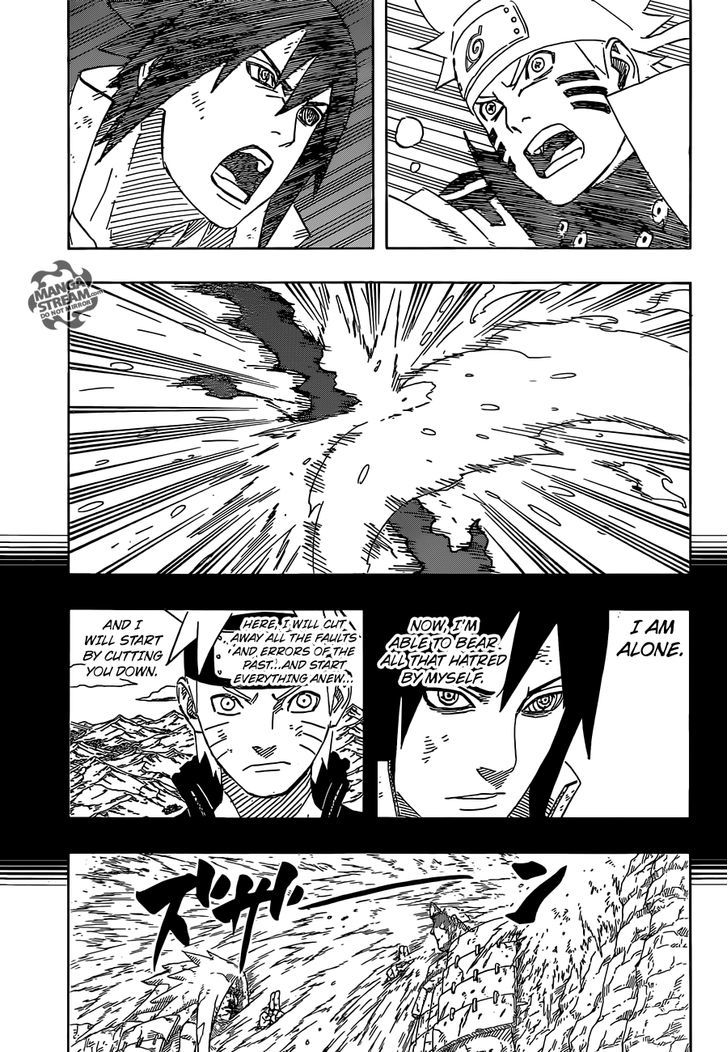 Naruto - Vol.72 Chapter 695 : Naruto And Sasuke (2)