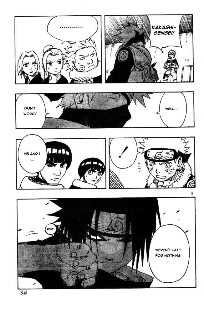 Naruto - Vol.13 Chapter 112 : Sasuke's Taijutsu