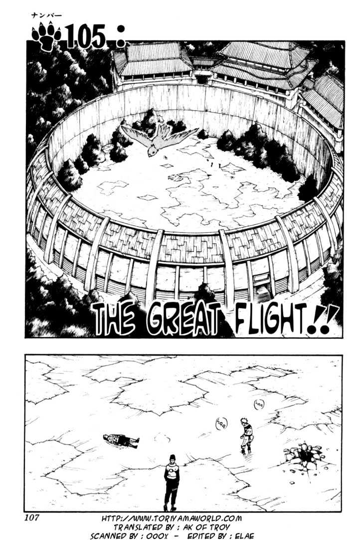 Naruto - Vol.12 Chapter 105 : The Great Flight!!!