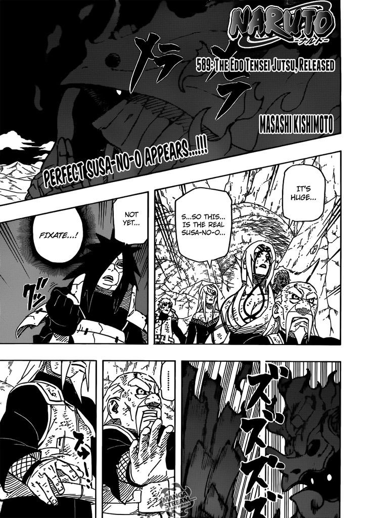 Naruto - Vol.62 Chapter 589 : The Edo Tensei Jutsu, Released