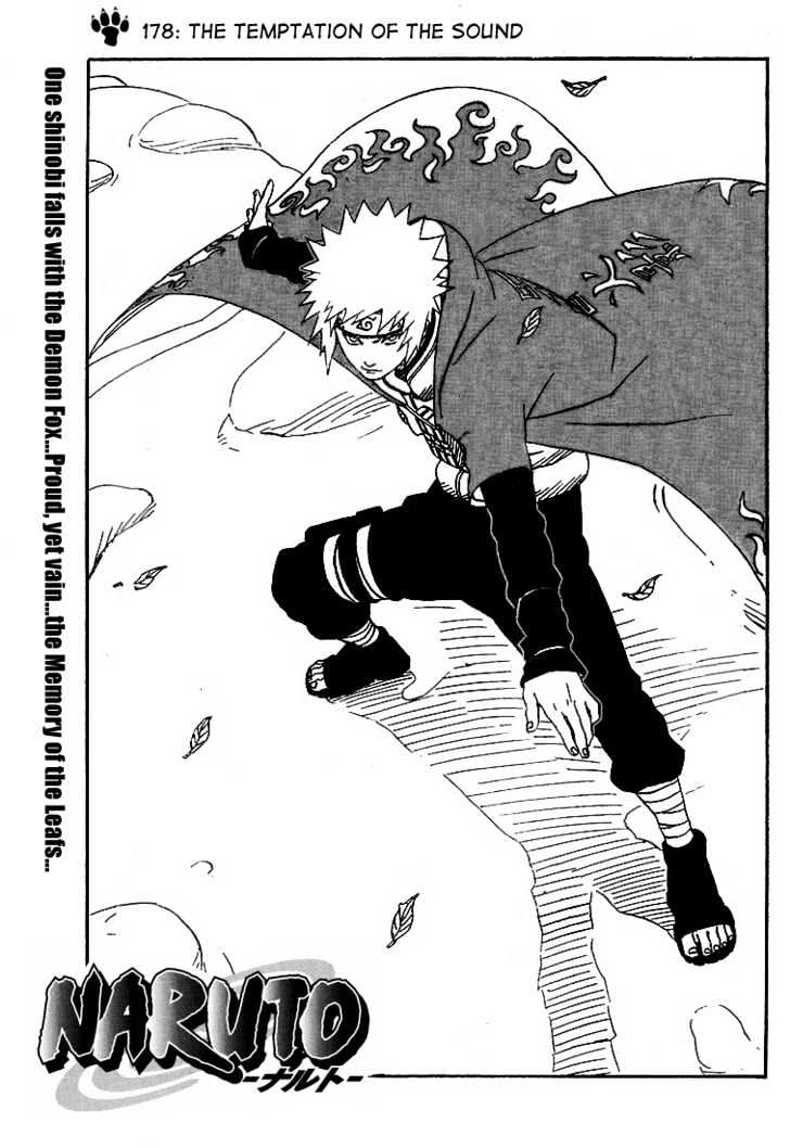 Naruto - Vol.20 Chapter 178 : The Temptation Of The Sound