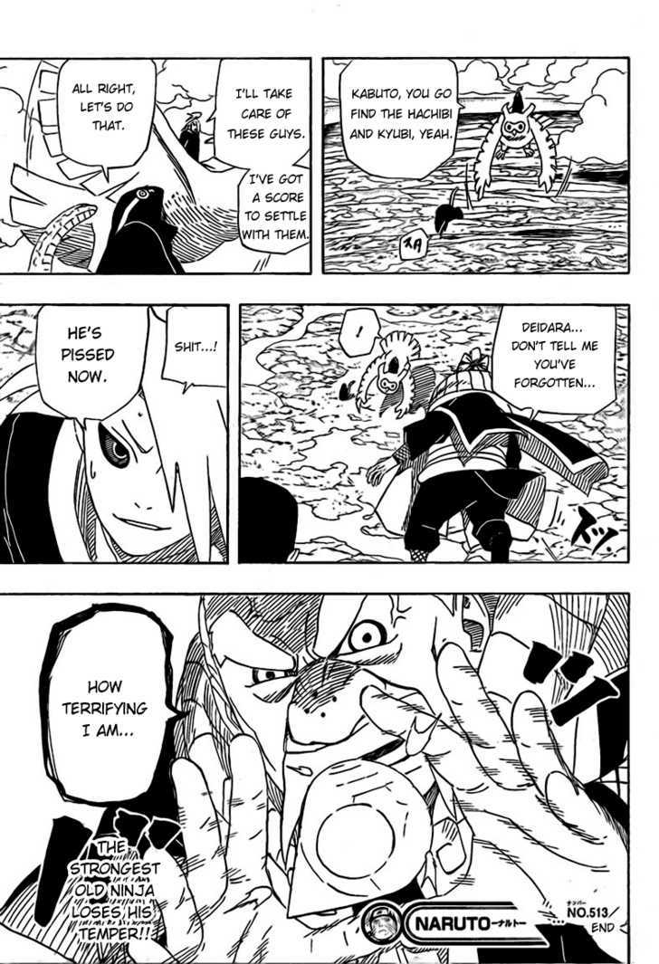 Naruto - Vol.54 Chapter 513 : Kabuto Vs. Tsuchikage!!