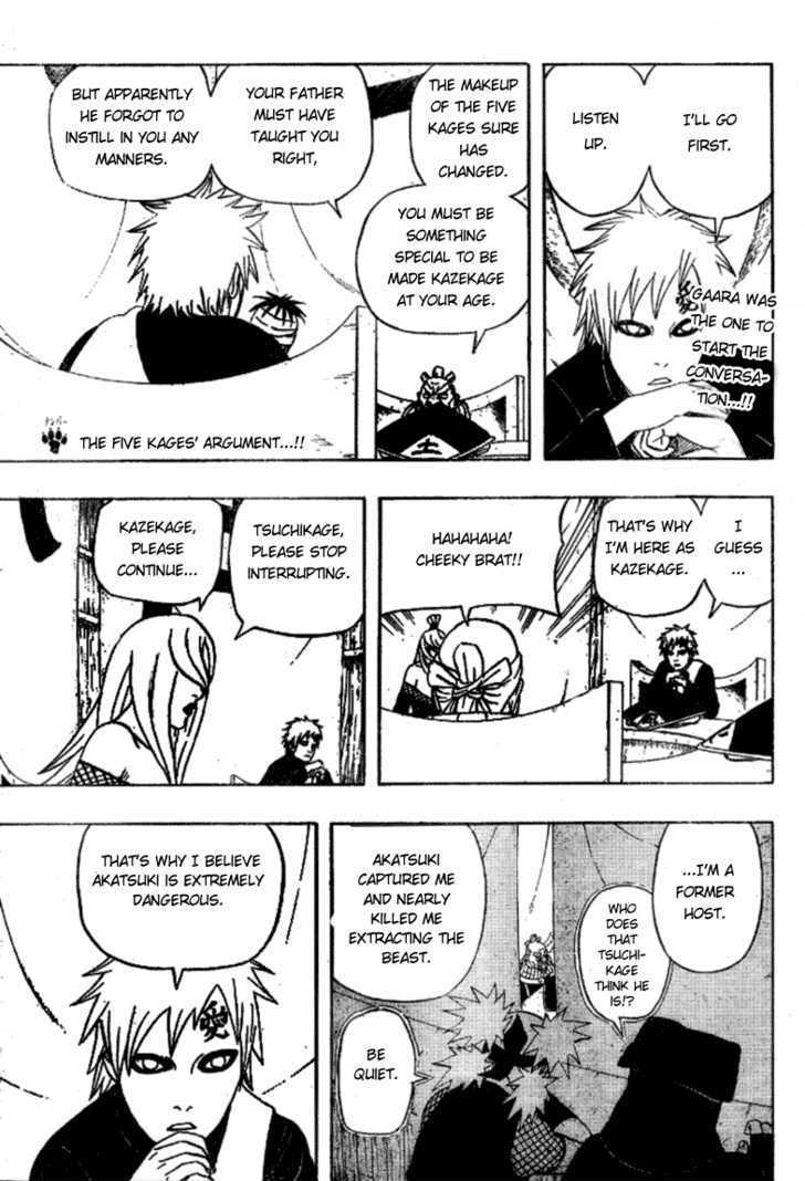 Naruto - Vol.49 Chapter 458 : The Five Kages' Great Dispute