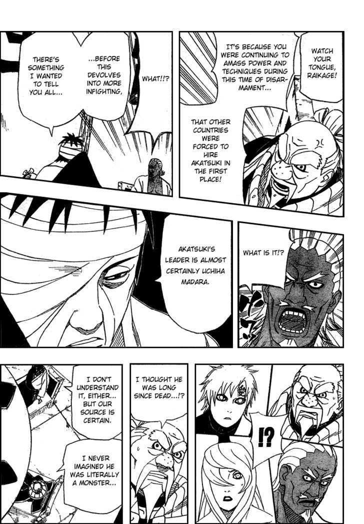 Naruto - Vol.49 Chapter 458 : The Five Kages' Great Dispute