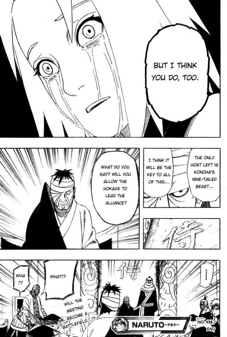 Naruto - Vol.49 Chapter 458 : The Five Kages' Great Dispute