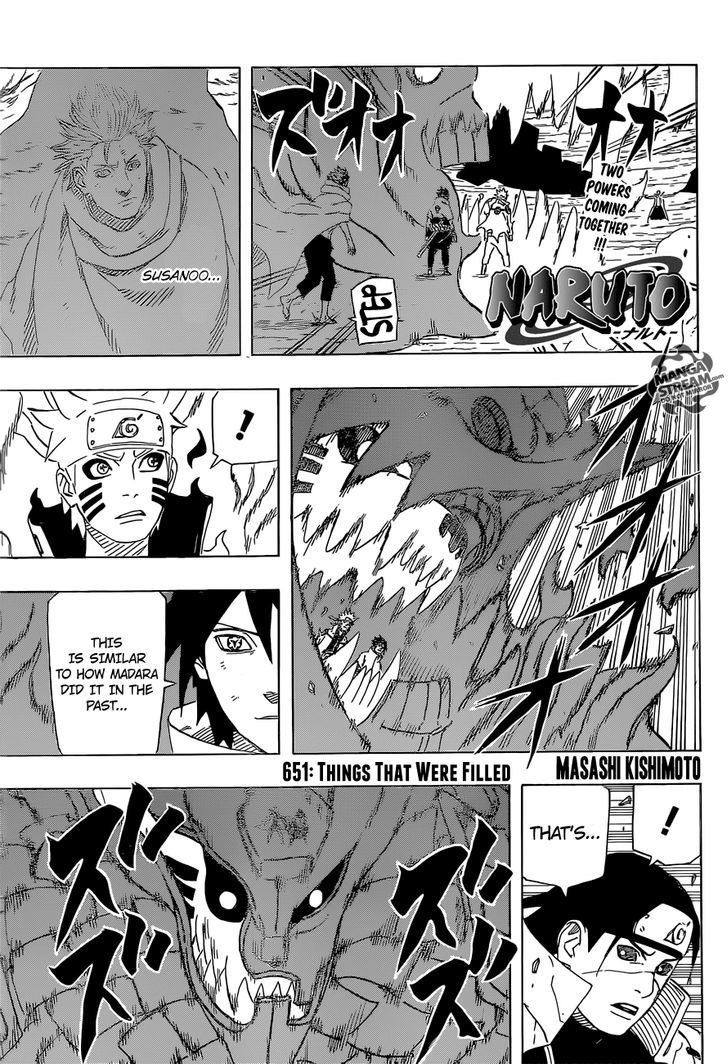 Naruto - Vol.68 Chapter 651 : Things That Were Filled