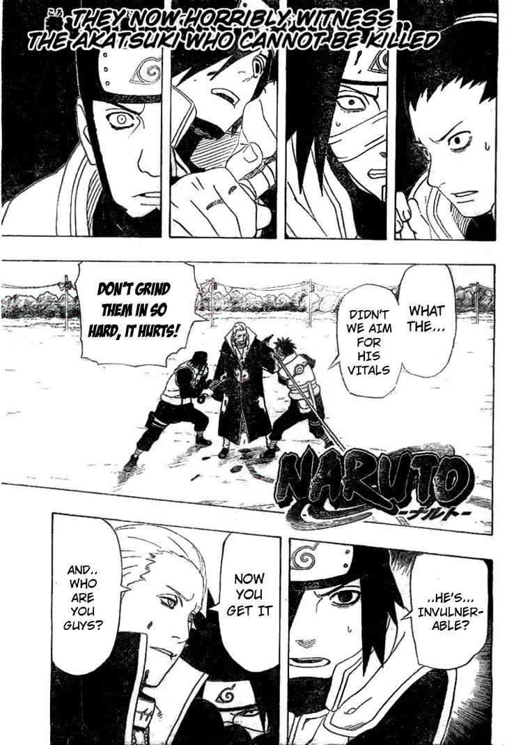 Naruto - Vol.36 Chapter 323 : The Akatsuki Who Cannot Be Killed!