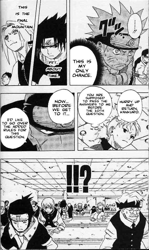 Naruto - Vol.5 Chapter 43 : The Tenth Question...!!