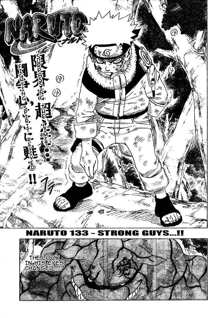 Naruto - Vol.15 Chapter 133 : Strong Guys...!!