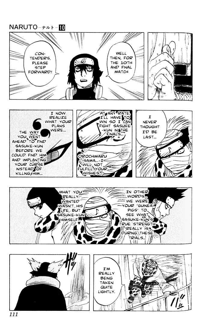 Naruto - Vol.10 Chapter 87 : Prelims Conclude...!!