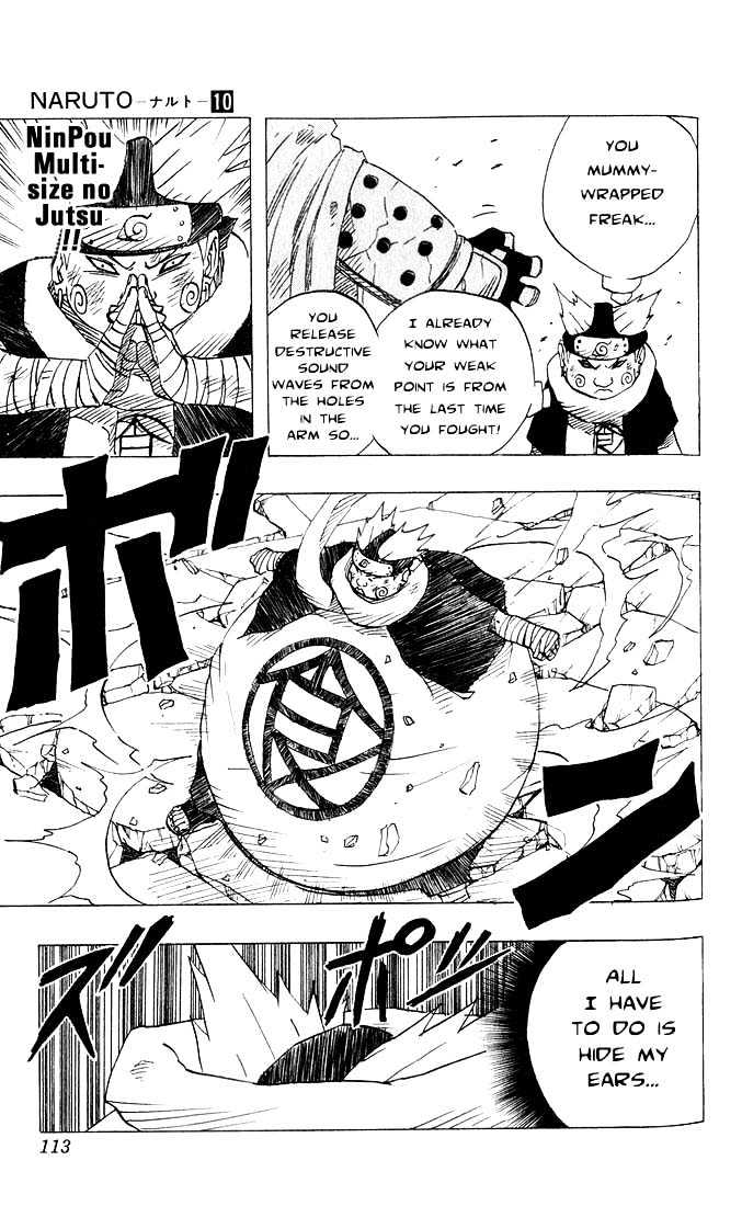 Naruto - Vol.10 Chapter 87 : Prelims Conclude...!!