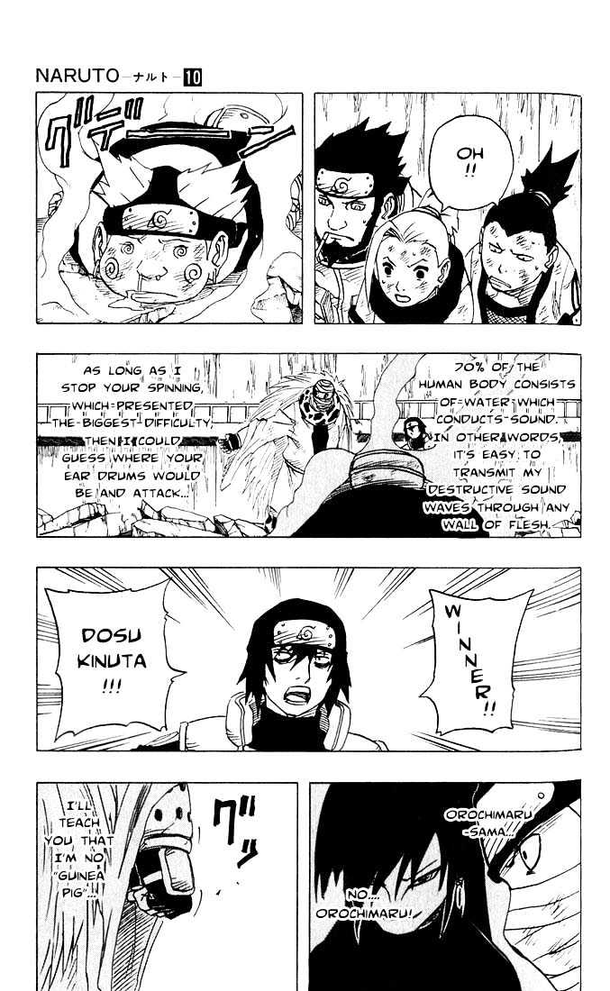 Naruto - Vol.10 Chapter 87 : Prelims Conclude...!!