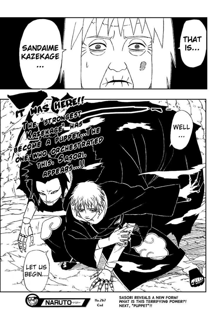 Naruto - Vol.30 Chapter 266 : Sasori Appears...!!