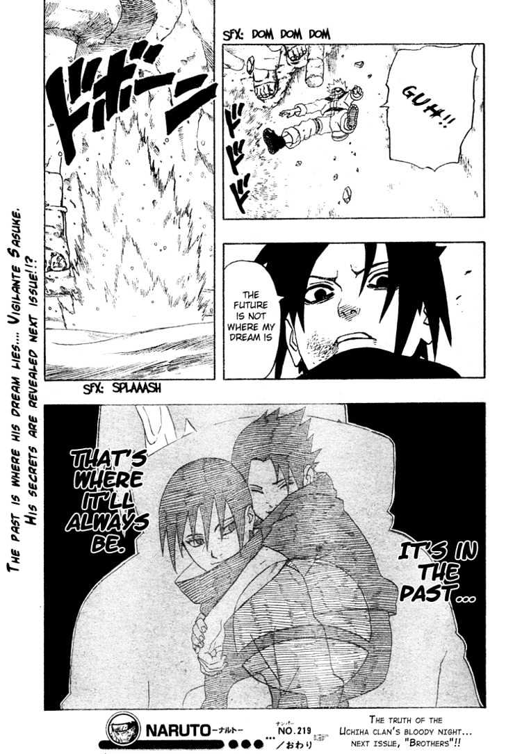 Naruto - Vol.25 Chapter 219 : The Future And The Past