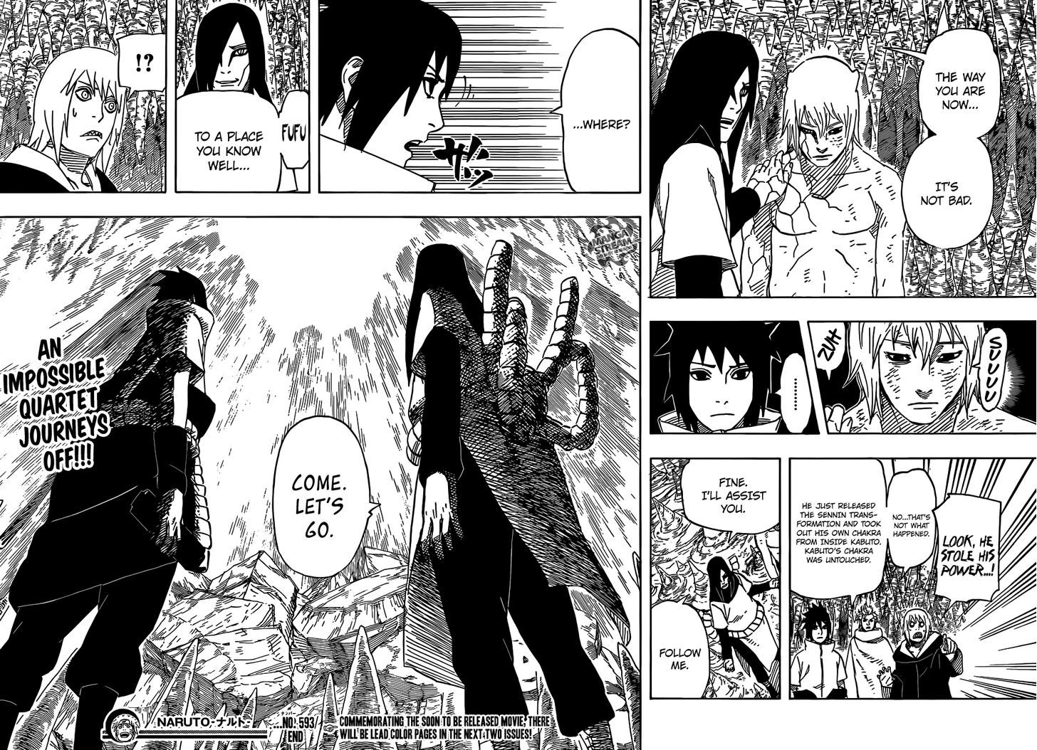 Naruto - Vol.62 Chapter 593 : Orochimaru Resurrected