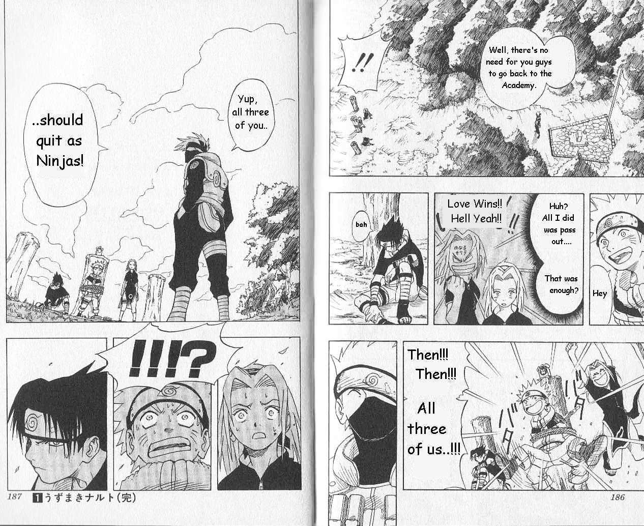 Naruto - Vol.1 Chapter 7 : Kakashi's Conclusion