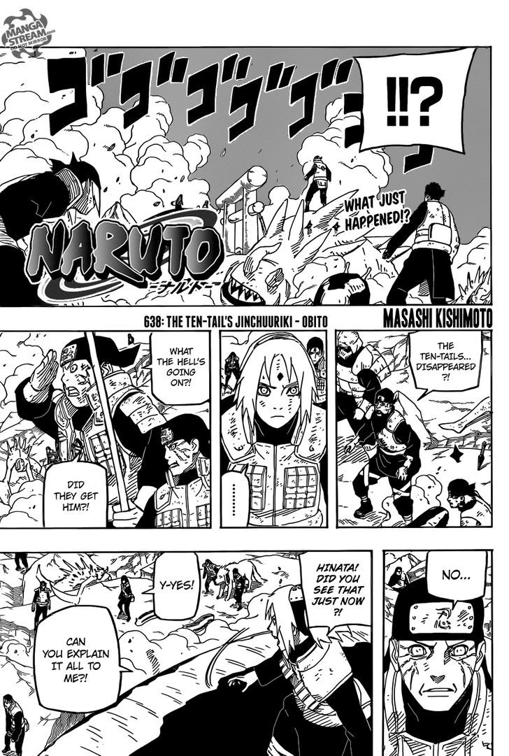 Naruto - Vol.67 Chapter 638 : The Ten-Tail's Jinchuuriki - Obito